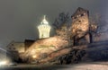 Nuremberg castle at a night Royalty Free Stock Photo
