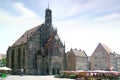 Nuremberg Cathedral, Frauenkirche at Main Market Square. Nuermberg, Germany