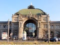 Nuremberg Central railway Station faÃÂ§ade in Neo-Baroque style