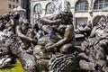 Nuremberg Ehekarussell Marriage Carousel Brunnen fountain, depicting one of interpretations of marriage