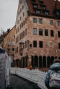 Nuremberg, Germany 12.25.2019 Beautiful and peaceful city after christmas. Traveling in Nuremberg old town