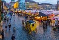 Nuremberg, Germany-Christmas time- Main Market Square Royalty Free Stock Photo