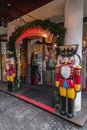 Exterior of Kathe Wohlfahrt christmas decoration boutique in Nuremberg, Bavaria, Germany