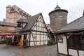 Neutorturm in the old town of Nuremberg, Germany