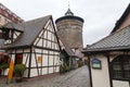 Neutorturm in the old town of Nuremberg, Germany