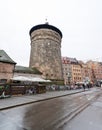 Neutorturm in the old town of Nuremberg, Germany