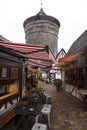 Neutorturm in the old town of Nuremberg, Germany