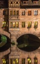 Nuremberg, Germany-Heilig Geist Spital- close-up Royalty Free Stock Photo