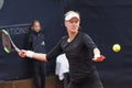 Nuremberg, Germany - May 21, 2019: American tennis player Alison Riske at the Euro 250.000 WTA Versicherungscup Tournament 1st Royalty Free Stock Photo