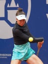 Nuremberg, Germany - May 21, 2019: Australian tennis player Ajla Tomljanovic at the Euro 250.000 WTA Versicherungscup Tournament Royalty Free Stock Photo