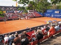 Nuremberg, Germany - May 23, 2019: Centre court at the Euro 250.000 WTA Versicherungscup Tournament during the matchY Putintseva Royalty Free Stock Photo