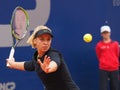 Nuremberg, Germany - May 22, 2019: German tennis player Sabine Lisicki at the Euro 250.000 WTA Versicherungscup Tournament 2nd Royalty Free Stock Photo