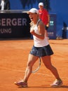 Nuremberg, Germany - May 25, 2019: Kazach tennis player Yulia Putintseva winning the final at the Euro 250.000 WTA Royalty Free Stock Photo