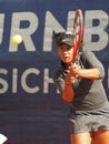 Nuremberg, Germany - May 18, 2019: Raising Australian Tennis teenager Destanee Aiava at the Euro 250.000 WTA Versicherungscup