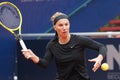 Nuremberg, Germany - May 22, 2019: Russian tennis player Svetlana Kuznetsova at the Euro 250.000 WTA Versicherungscup Tournament