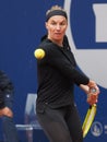 Nuremberg, Germany - May 22, 2019: Russian tennis player Svetlana Kuznetsova at the Euro 250.000 WTA Versicherungscup Tournament