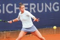 Nuremberg, Germany - May 22, 2019: Spanish player Sara Sorribes Tormo at the Euro 250.000 WTA Versicherungscup Tournament 2nd Royalty Free Stock Photo