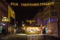 Nuremberg, Germany-night - Christmas Market (Christkindlesmarkt)