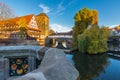 Nuremberg-Germany-old town-river Pegnitz Royalty Free Stock Photo