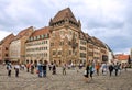 Nuremberg historical house, Bavaria, Germany Royalty Free Stock Photo