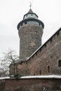 The Nuremberg Imperial Castle Keiserburg and its Sinnwell tower from Holy Roman Empire - Nuremberg, Germany