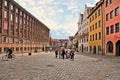 NUREMBERG - JULY 13, 2014 : View of street in central part of Nu