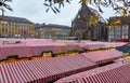 Nuremberg (Nuernberg), Germany-Christmas Market-Church of Our Lady Royalty Free Stock Photo