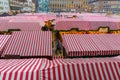 Nuremberg (Nuernberg), Germany-Christmas Market-many stalls Royalty Free Stock Photo