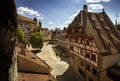 Nuremberg square cityscape in Nuremberg, Germany Royalty Free Stock Photo