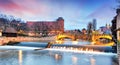 Nuremberg town - The riverside of Pegnitz river, Germany Royalty Free Stock Photo