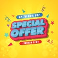 Special Offer Limited time Poster Template Design