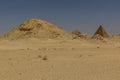 Nuri pyramids in the desert near Karima town, Sud