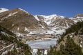 Nuria Valley in winter Royalty Free Stock Photo