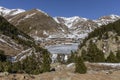 Nuria Valley in winter Royalty Free Stock Photo