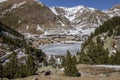 Nuria Valley in winter Royalty Free Stock Photo