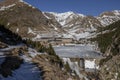 Nuria Valley in winter Royalty Free Stock Photo