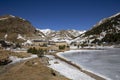 Nuria Valley in winter Royalty Free Stock Photo