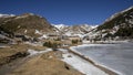 Nuria Valley in winter Royalty Free Stock Photo