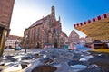 Nurnberg. Church of Our Lady or Frauenkirche in Nuremberg main square view Royalty Free Stock Photo