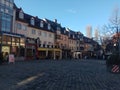 Nurnberg old town buildings street view