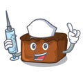 Nurse brownies character cartoon style