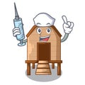 Nurse chiken coop isolated on a mascot