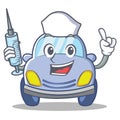 Nurse cute car character cartoon