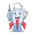 Nurse cute rocket character cartoon