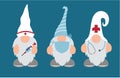 Nurse and Doctor Gnomes with stethoscope & shot