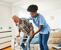 nurse doctor senior care caregiver help walker assistence retirement home nursing elderly man black health support