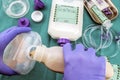 Nurse filling a bottle of enteral nutrition, Palliative Care, Conceptual Image