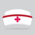 Nurse hat isolated on background