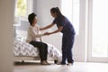 Nurse Making Home Visit To Senior Woman Royalty Free Stock Photo