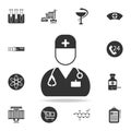 Nurse male Icon. Detailed set of medicine element Illustration. Premium quality graphic design. One of the collection icons for we